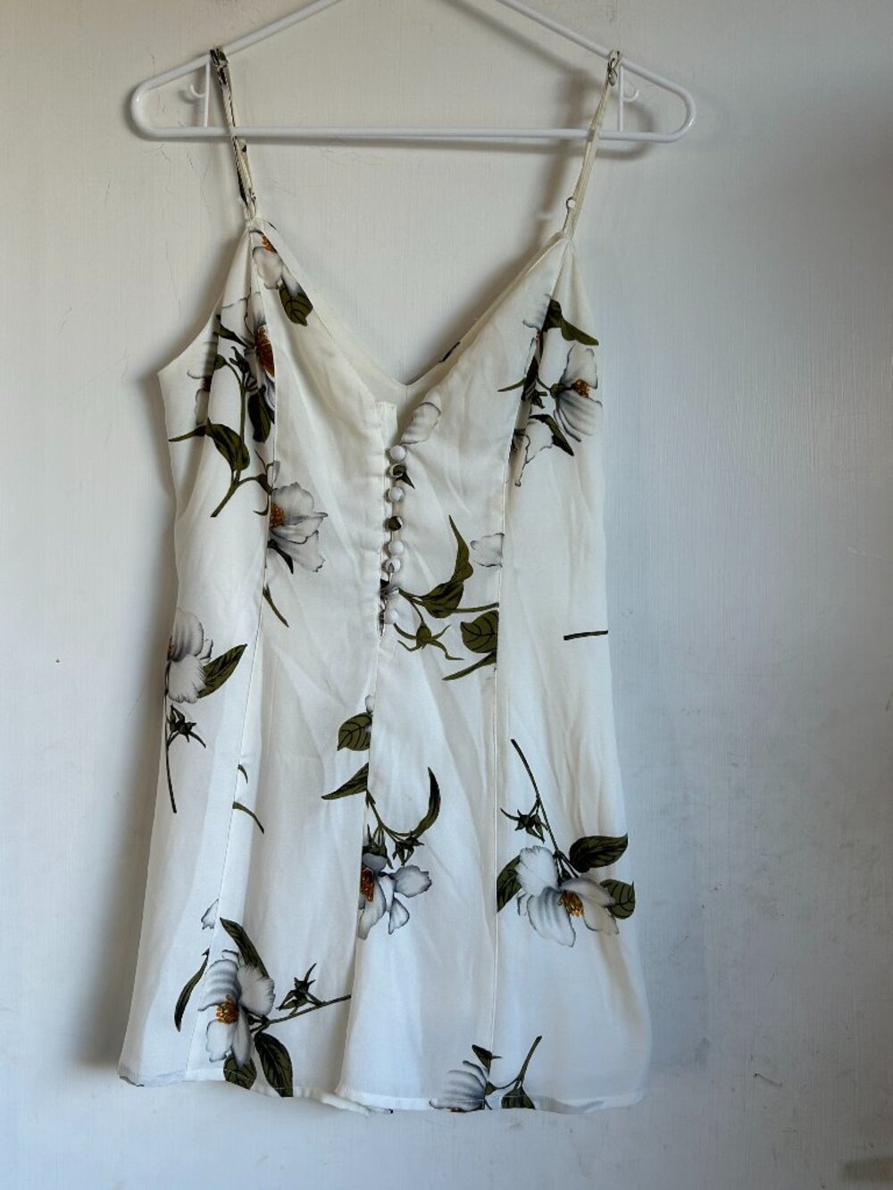 White Floral Flowy Romper
